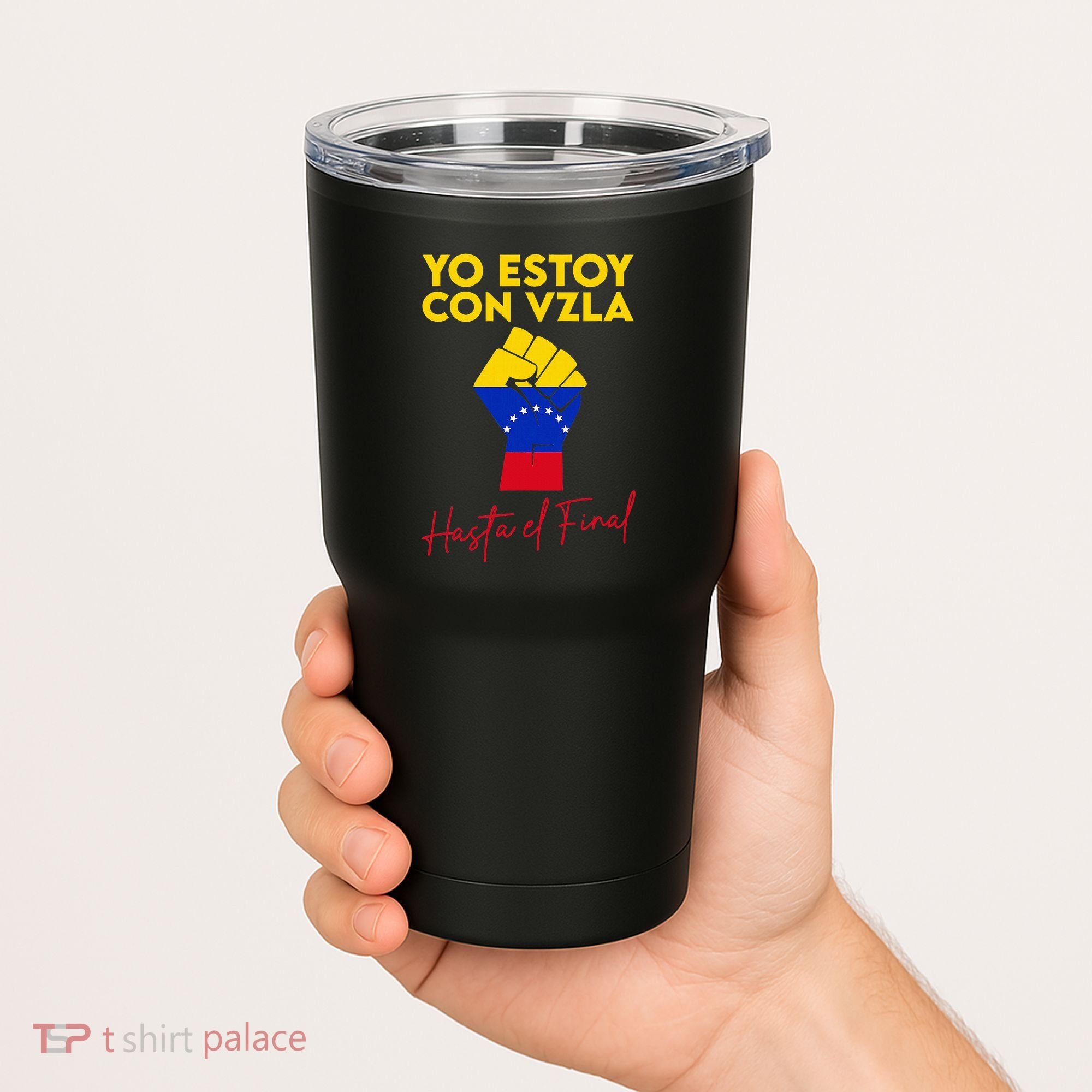 Yo Estoy Con Venezuela Hasta El Final Venezuela Libre Fist Tumbler