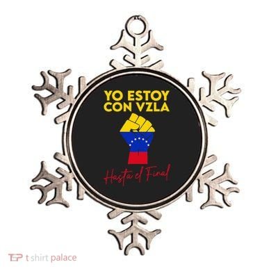 Yo Estoy Con Venezuela Hasta El Final Venezuela Libre Fist Ornament