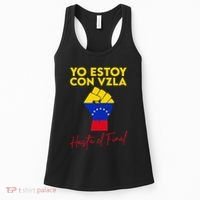 Yo Estoy Con Venezuela Hasta El Final Venezuela Libre Fist Women's Tank Top thumb 0