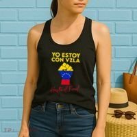 Yo Estoy Con Venezuela Hasta El Final Venezuela Libre Fist Women's Tank Top thumb 2