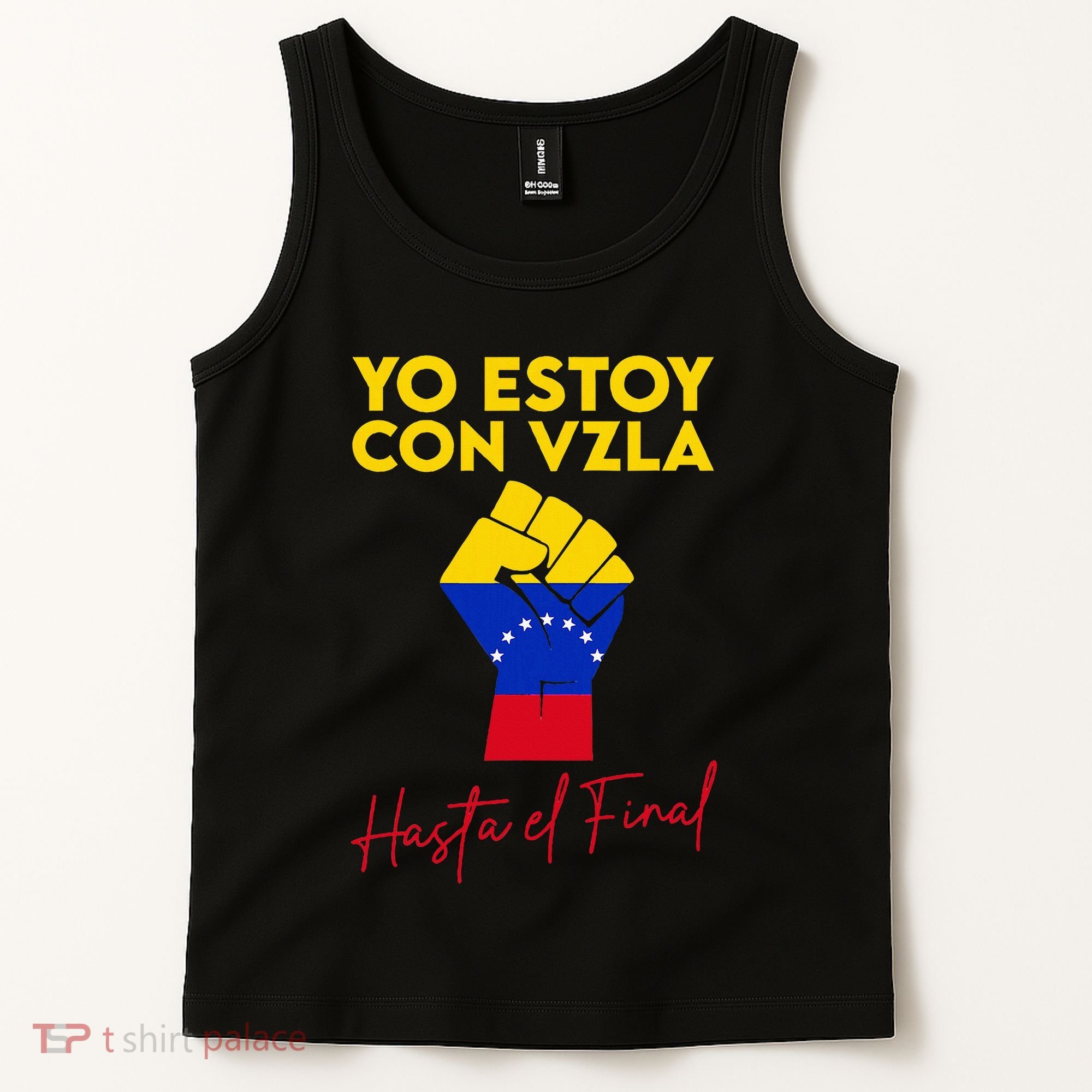 Yo Estoy Con Venezuela Hasta El Final Venezuela Libre Fist Tank Top