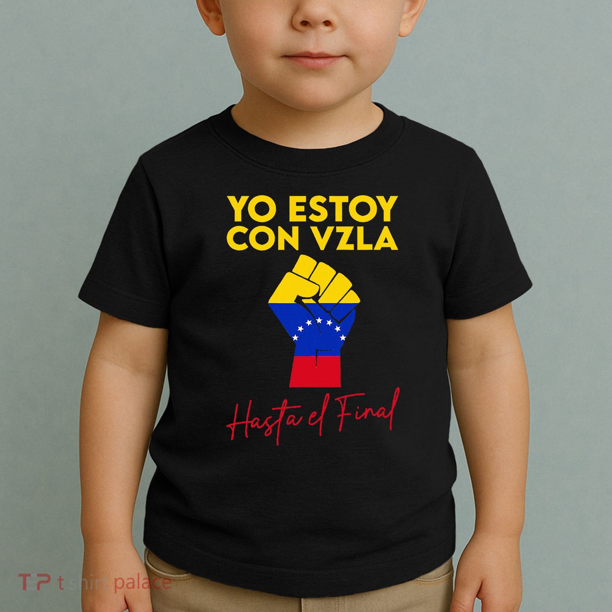 Yo Estoy Con Venezuela Hasta El Final Venezuela Libre Fist Toddler T-Shirt