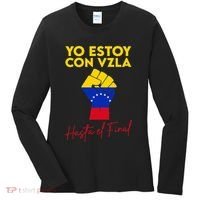 Yo Estoy Con Venezuela Hasta El Final Venezuela Libre Fist Women's Long Sleeve Shirt thumb 0