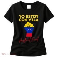 Yo Estoy Con Venezuela Hasta El Final Venezuela Libre Fist Women's T-Shirt thumb 0
