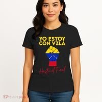 Yo Estoy Con Venezuela Hasta El Final Venezuela Libre Fist Women's T-Shirt thumb 4