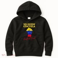 Yo Estoy Con Venezuela Hasta El Final Venezuela Libre Fist Kids Hoodie thumb 0