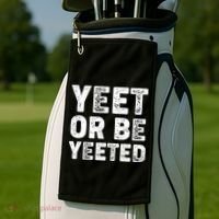 Yeet Or Be Yeeted Golf Towel thumb 2