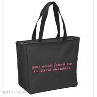 Your Email Found Me In Literal Shambles Funny Joke Tote Bag thumb 2