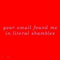 Your Email Found Me In Literal Shambles Funny Joke Santa Hat thumb 1