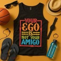 Your Ego Is Not Your Amigo Tank Top thumb 4