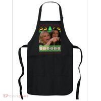 Yelling At A Cat Ugly Christmas Sweater Meme Apron thumb 0