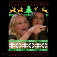Yelling At A Cat Ugly Christmas Sweater Meme Sweatshirt thumb 3