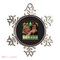 Yelling At A Cat Ugly Christmas Sweater Meme Ornament thumb 0