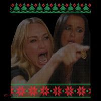 Yelling At Cat Meme Funny Ugly Christmas Coffee Mug thumb 5