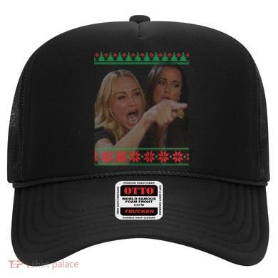 Yelling At Cat Meme Funny Ugly Christmas Hat