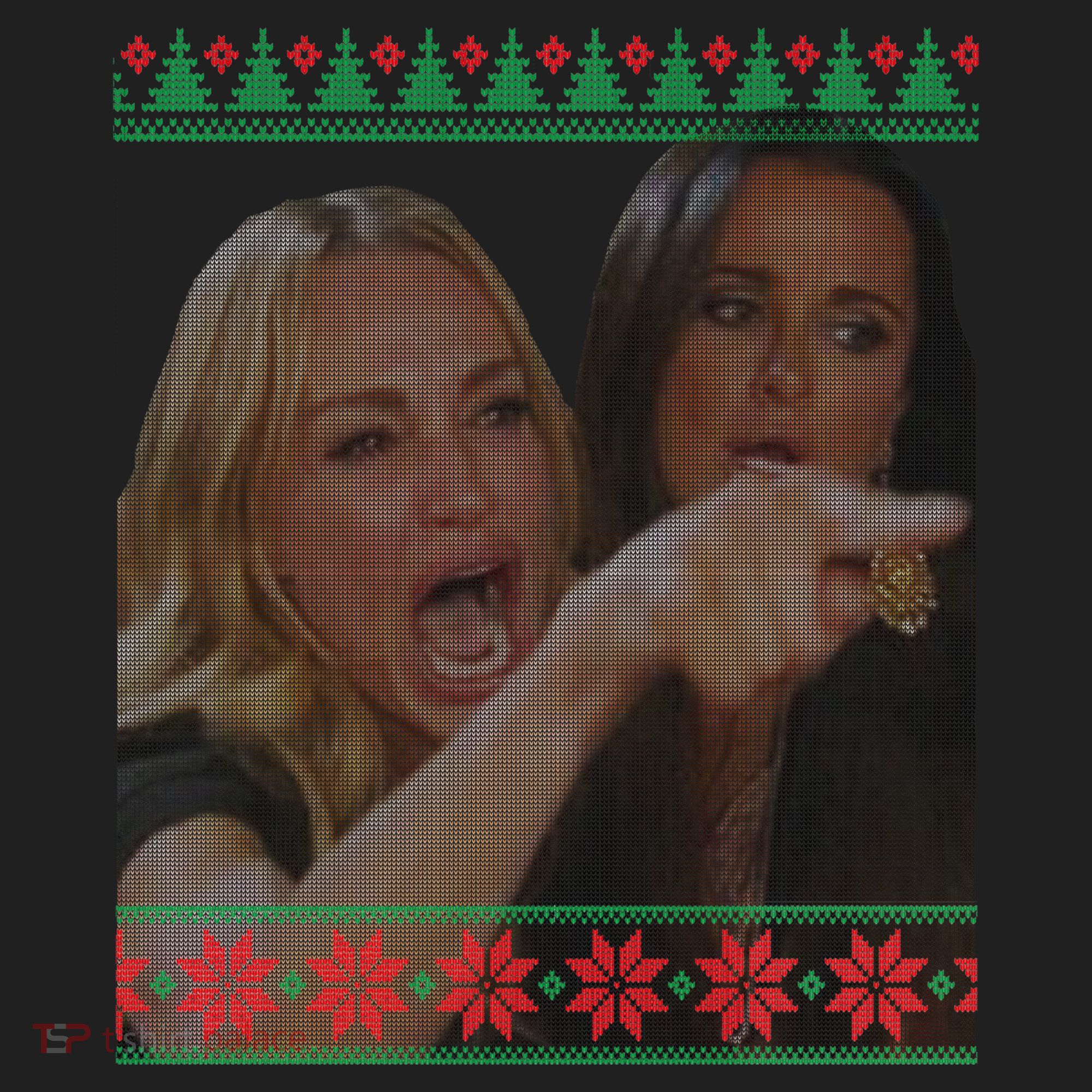Yelling At Cat Meme Funny Ugly Christmas Hat