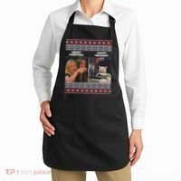 Yelling Cat Meme Christmas Sweater Funny Apron thumb 2