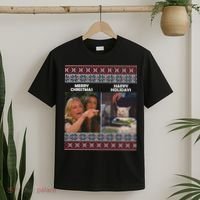 Yelling Cat Meme Christmas Sweater Funny T-Shirt thumb 2