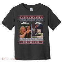 Yelling Cat Meme Christmas Sweater Funny Toddler T-Shirt thumb 0