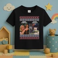 Yelling Cat Meme Christmas Sweater Funny Toddler T-Shirt thumb 3