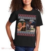Yelling Cat Meme Christmas Sweater Funny Kids T-Shirt thumb 2