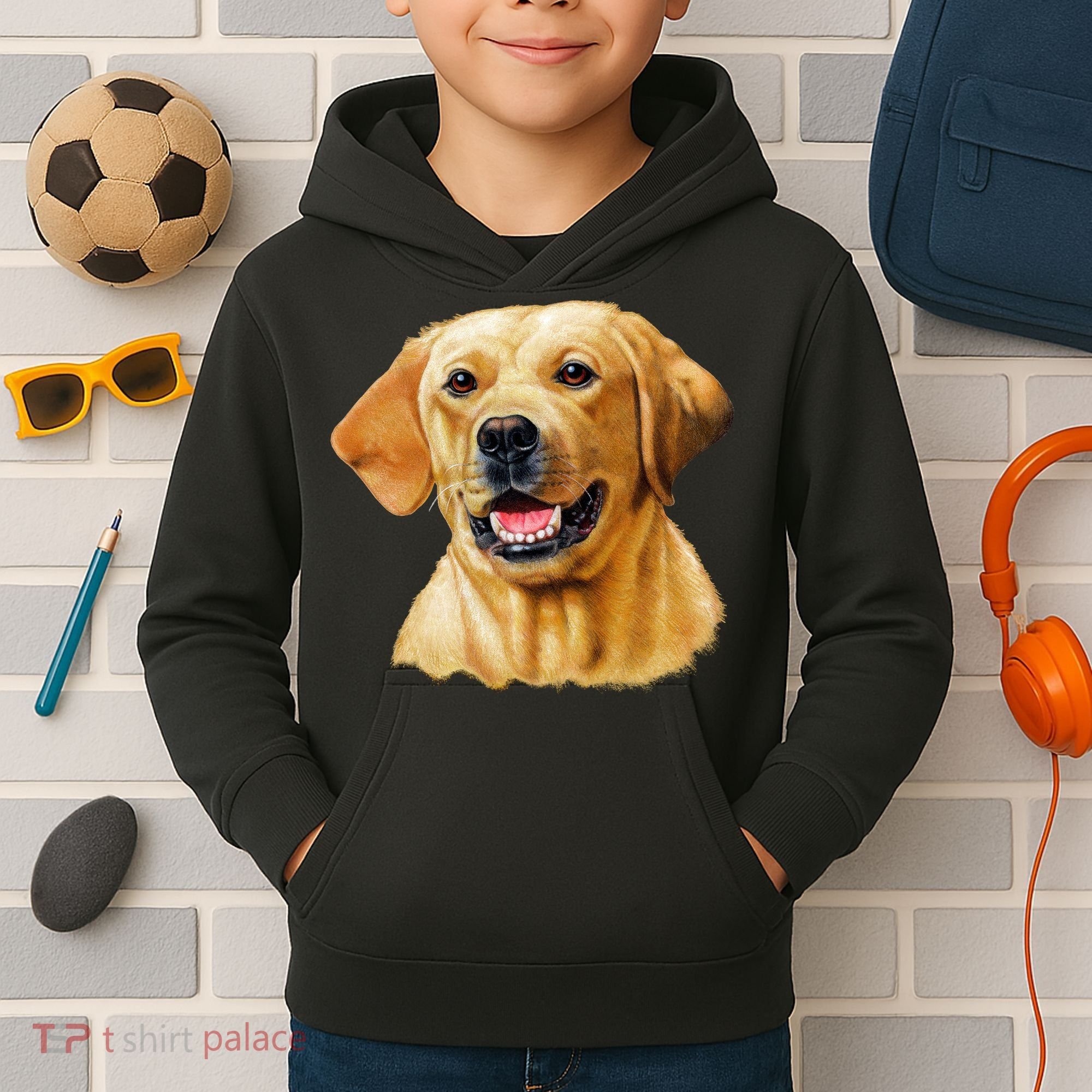 Yellow Lab Kids Hoodie