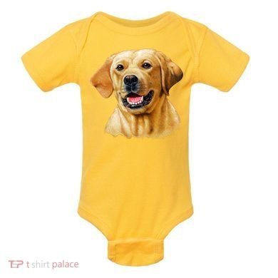 Yellow Lab Baby Bodysuit