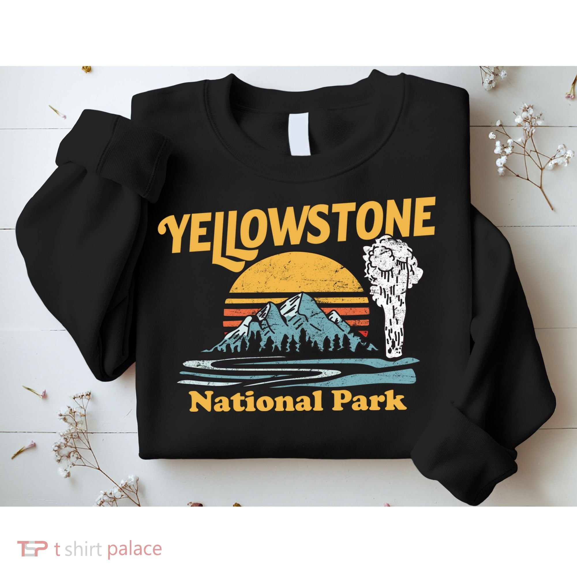 Yellow Stone Park Retro Sweatshirt
