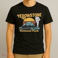 Yellow Stone Park Retro T-Shirt thumb 3