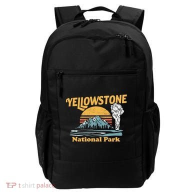 Yellow Stone Park Retro Backpack