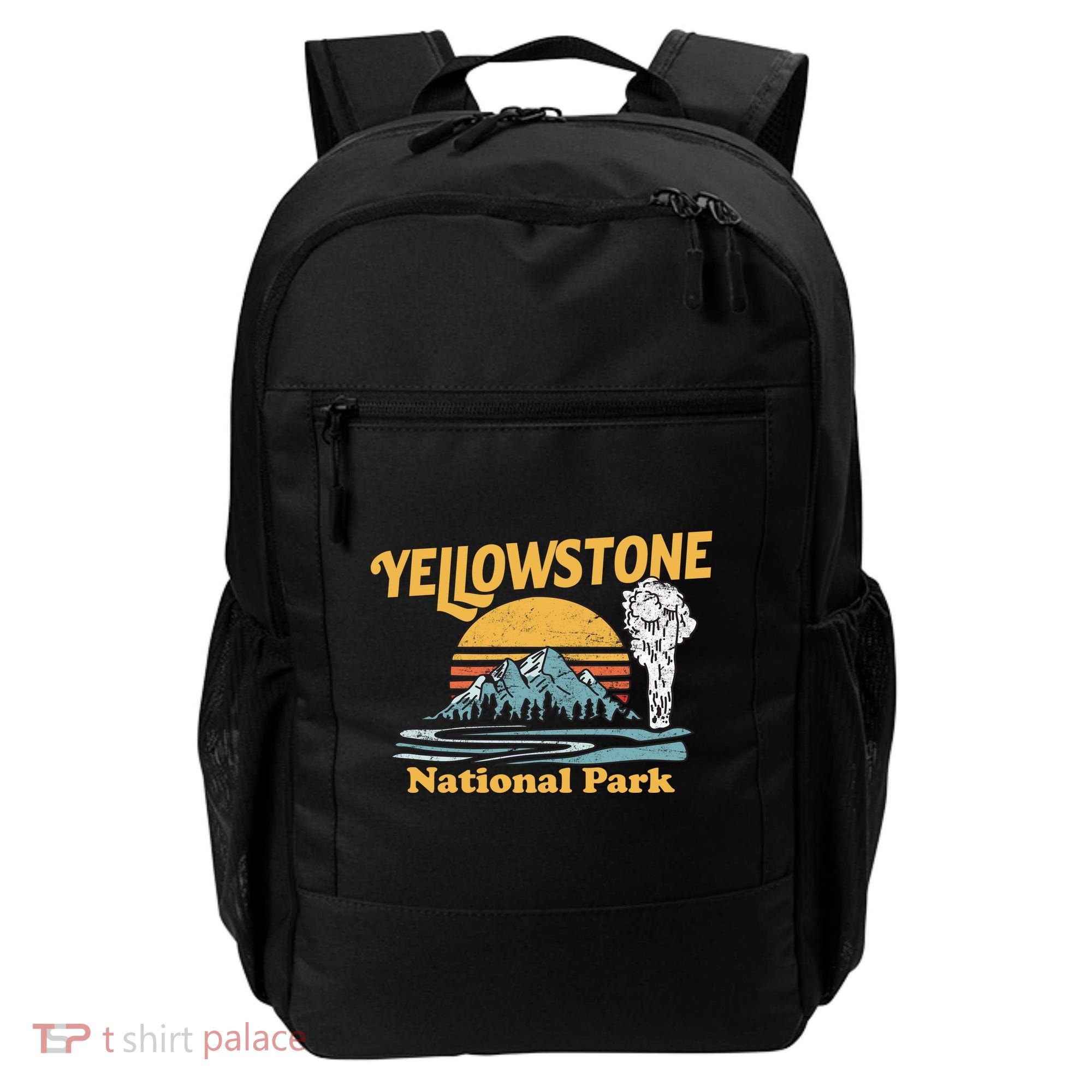 Yellow Stone Park Retro Backpack