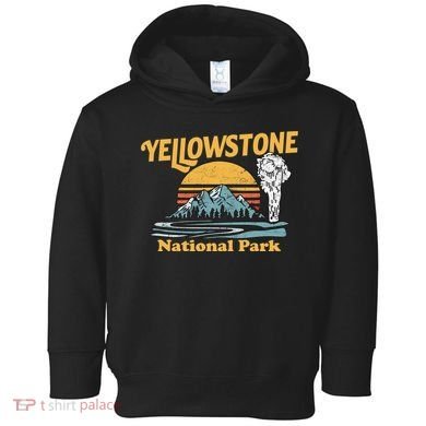 Yellow Stone Park Retro Toddler Hoodie