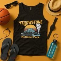 Yellow Stone Park Retro Tank Top thumb 4