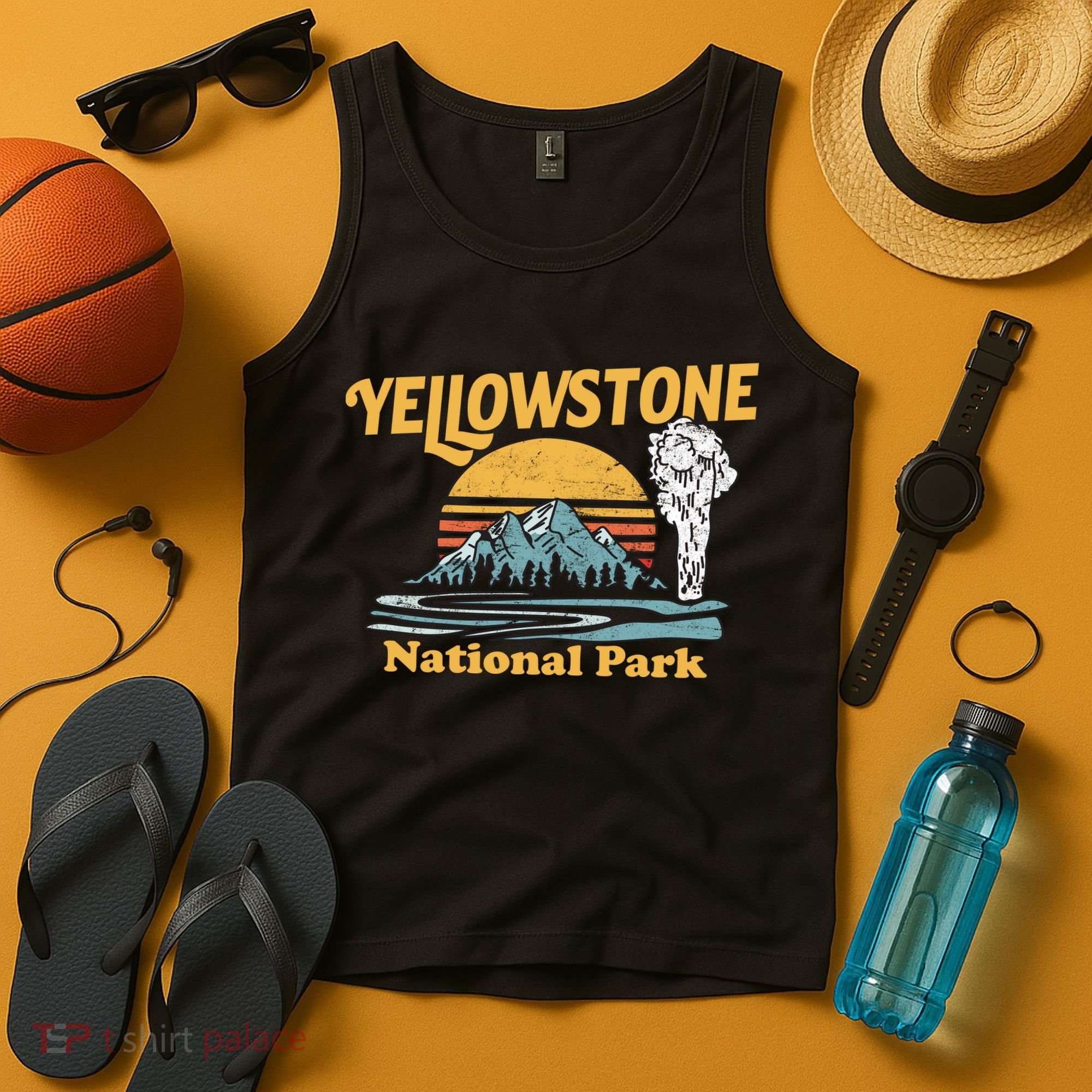 Yellow Stone Park Retro Tank Top