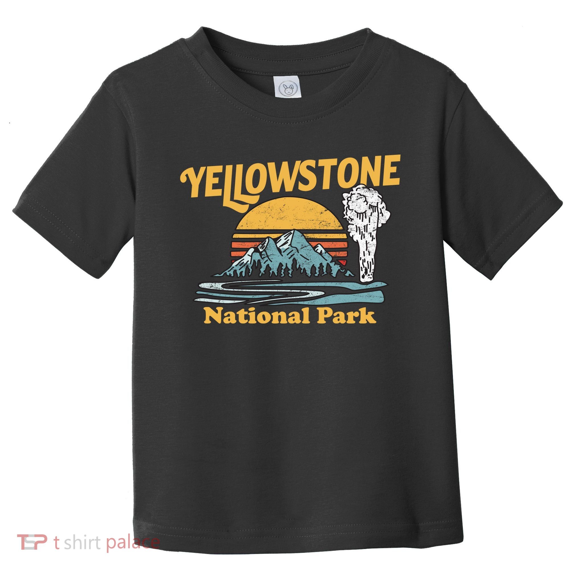 Yellow Stone Park Retro Toddler T-Shirt