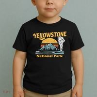 Yellow Stone Park Retro Toddler T-Shirt thumb 2