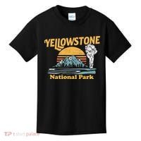 Yellow Stone Park Retro Kids T-Shirt thumb 0