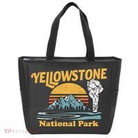 Yellow Stone Park Retro Tote Bag thumb 0