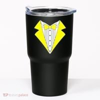 Yellow Tuxedo Tux Wedding Tumbler thumb 0