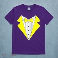 Yellow Tuxedo Tux Wedding T-Shirt thumb 5