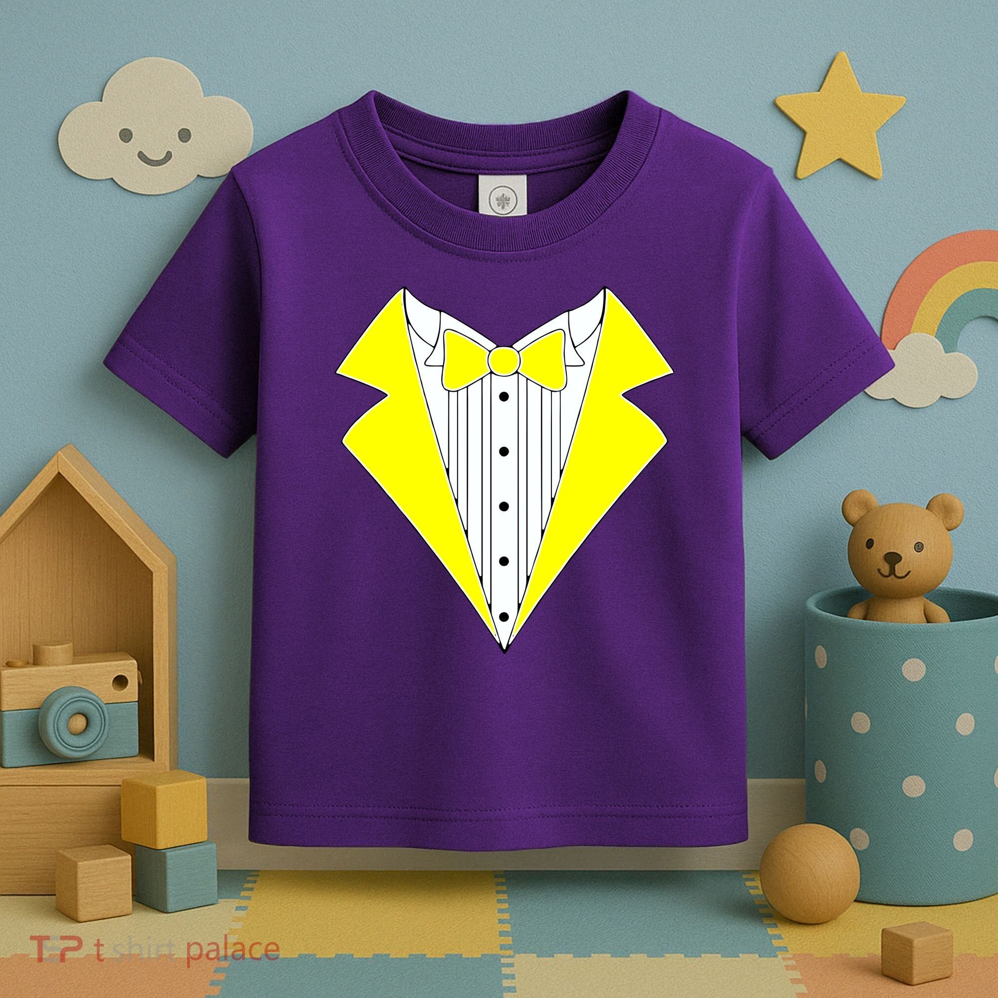 Yellow Tuxedo Tux Wedding Toddler T-Shirt