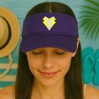 Yellow Tuxedo Tux Wedding Visor thumb 2