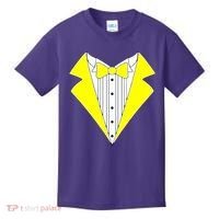 Yellow Tuxedo Tux Wedding Kids T-Shirt thumb 0