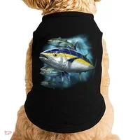Yellowfin Tuna Swim Doggie Tank thumb 0