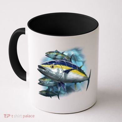 Yellowfin Tuna Swim Coffee Mug