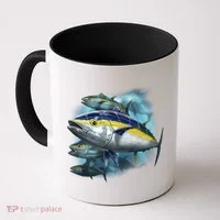 Yellowfin Tuna Swim Coffee Mug thumb 0