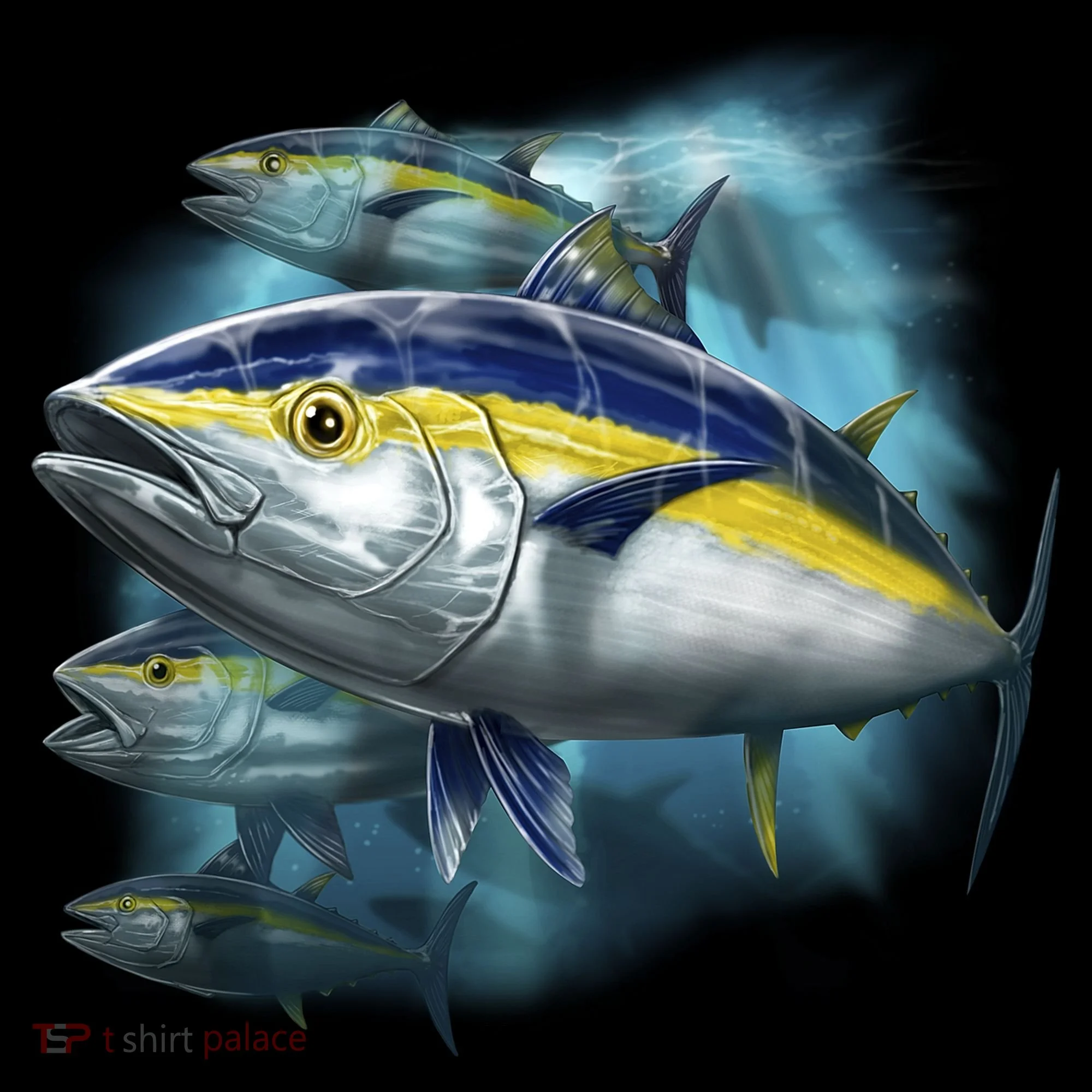 Yellowfin Tuna Swim Coffee Mug