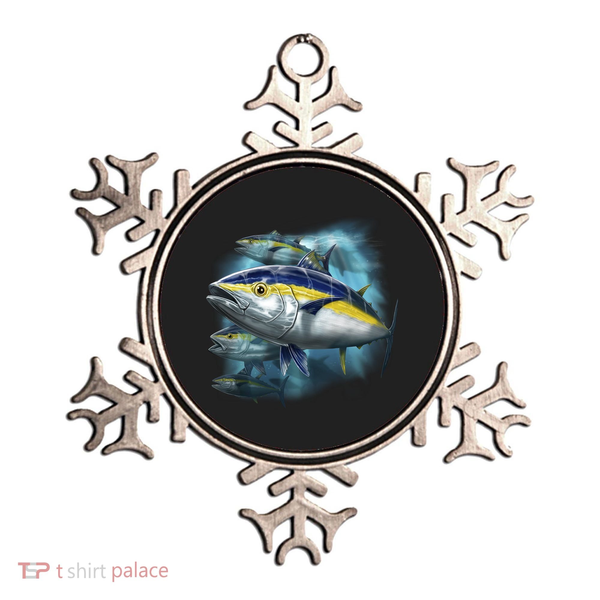 Yellowfin Tuna Swim Ornament