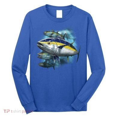 Yellowfin Tuna Swim Long Sleeve Shirt