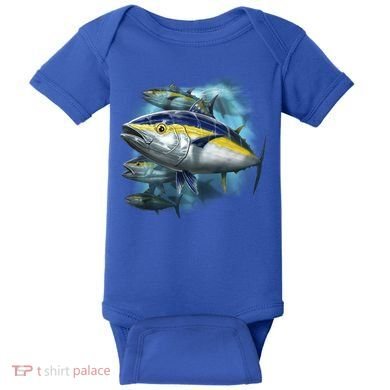 Yellowfin Tuna Swim Baby Bodysuit